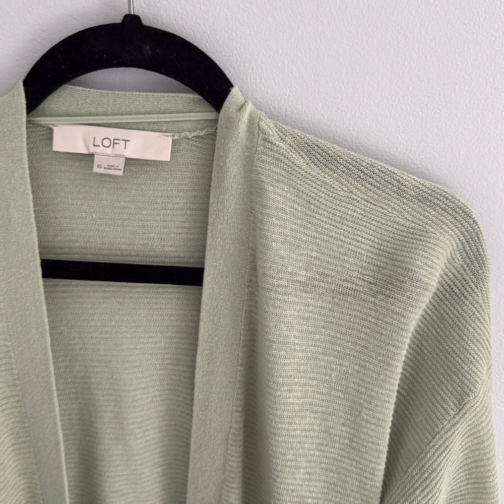 Loft Lightweight Ribbed Cardigan - Picture 2 of 3